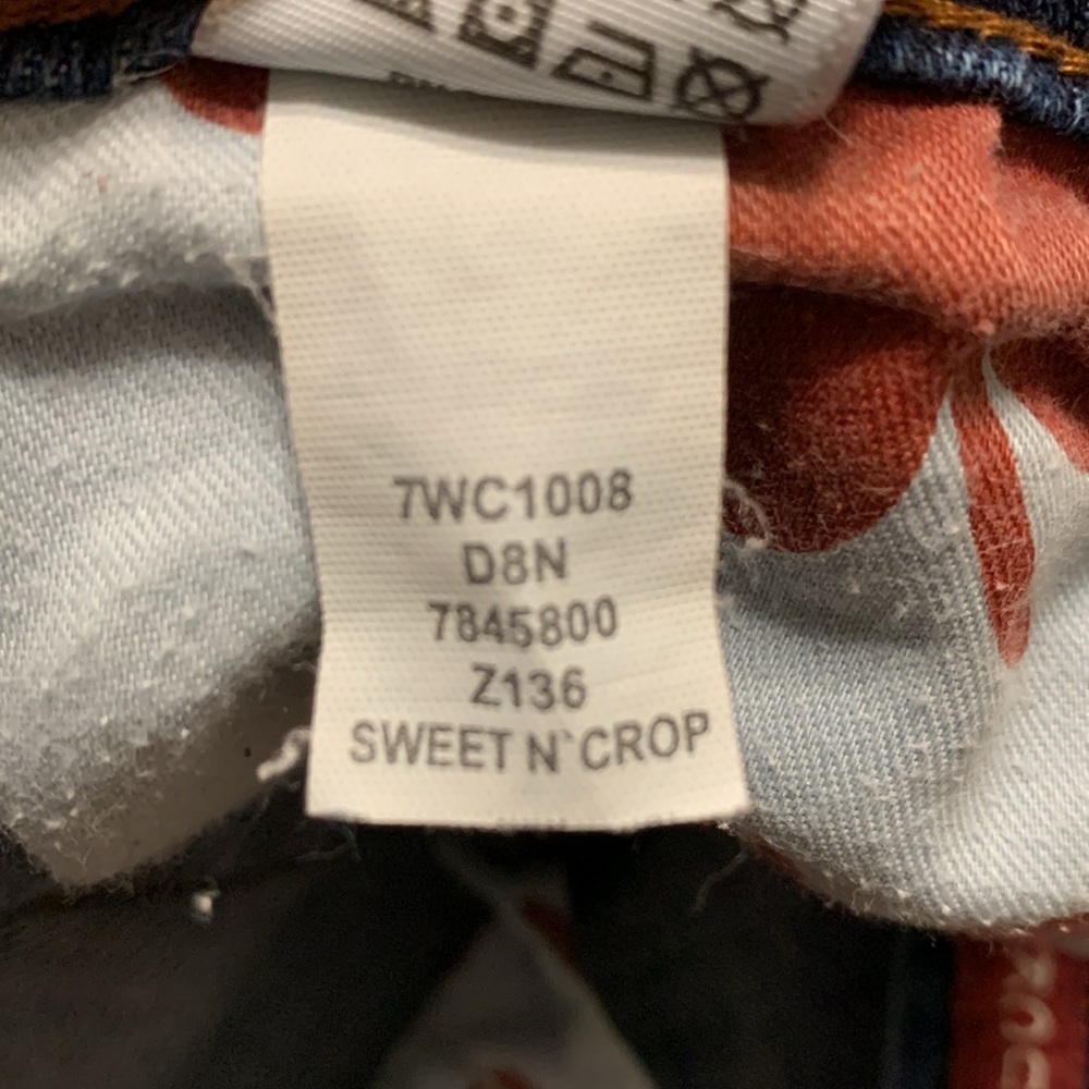Lucky Brand Sweet’n Crop Denim Blue Jeans Women’s Size 4 - Picture 3 of 5